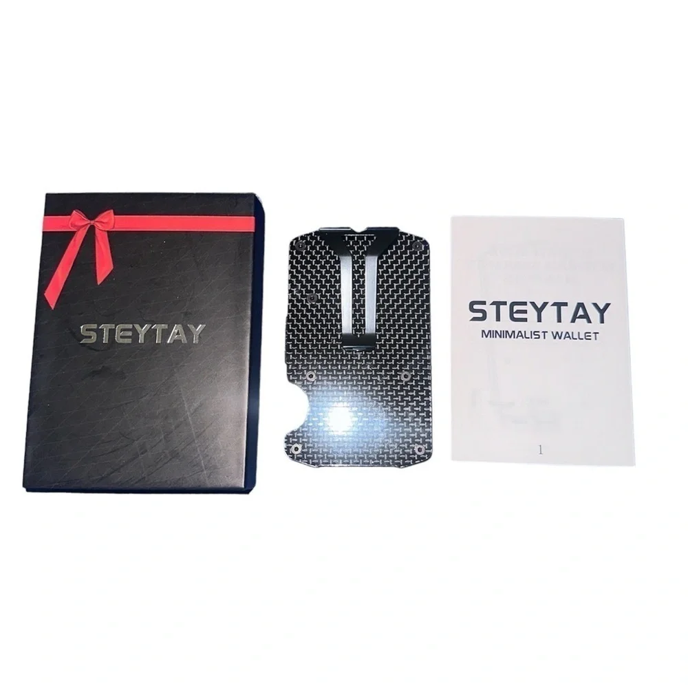 STEYTAY WALLET Simple Stylish Metal Wallet Designed for Men and Women